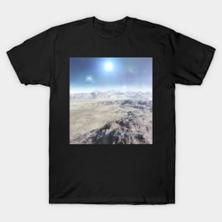 The Alien Planet in outer Space T-Shirt